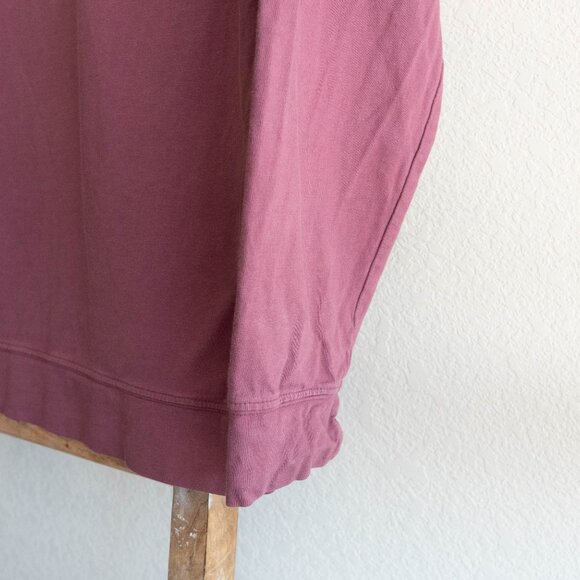 Pact Shirt Men's Sz M Marsala 100% Organic Cotton Crewneck Raglan Long Sleeves - Picture 4 of 6